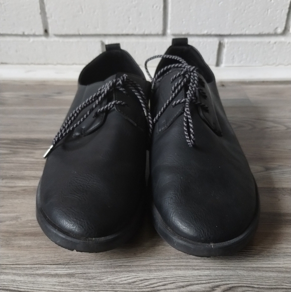 Ponto The Pacific Oxford Black Leather Dress Shoe Men's Size 10 - Picture 2 of 5